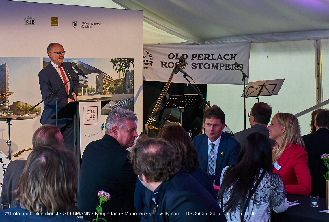 11. Mai 2017 - Grundsteinlegung für die LOGE und dem Kulturquadrat in Neuperlach